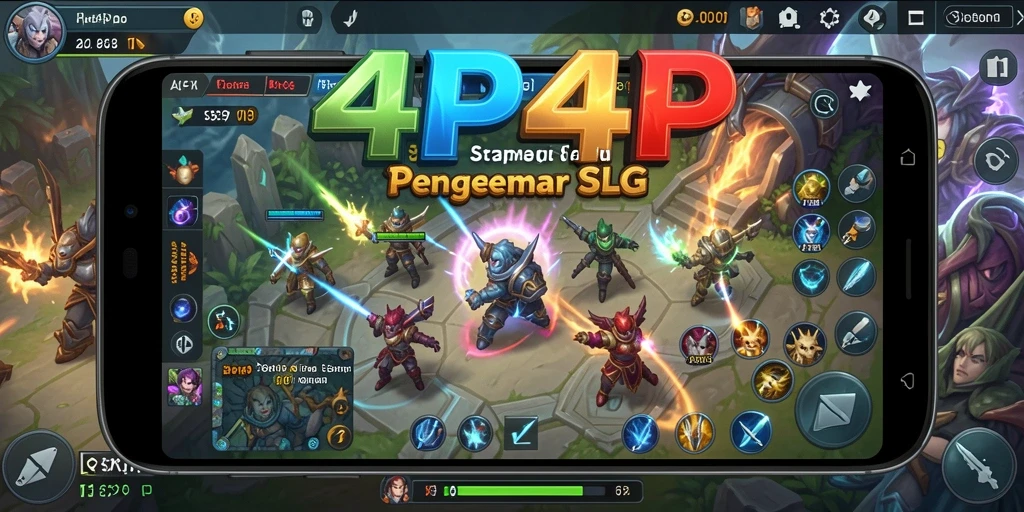 Tampilan gameplay epik dalam 4P4P yang penuh strategi.