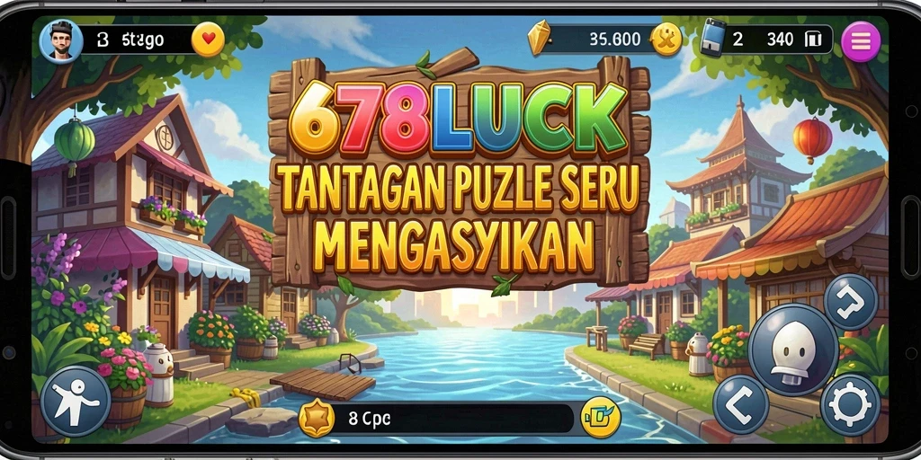 Tampak gameplay Puzzle yang menarik dan menantang.