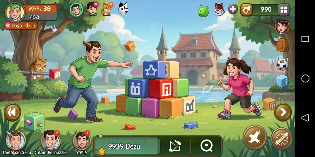 Screenshot utama 9939 menampilkan gameplay Puzzle yang seru dan menantang.