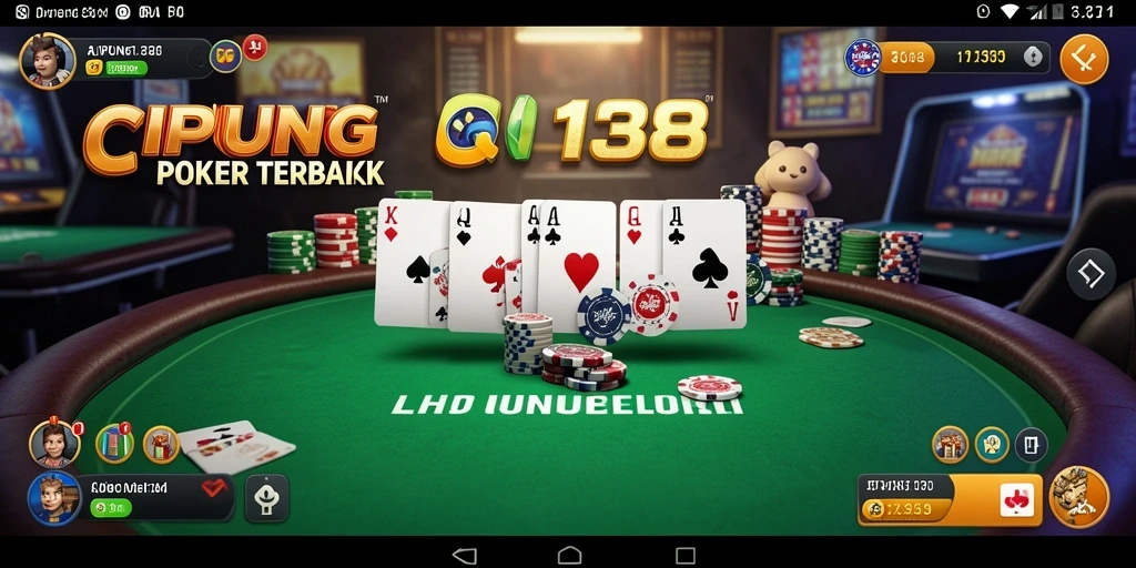 Tampilan gameplay Poker yang menarik di CIPUNG138.