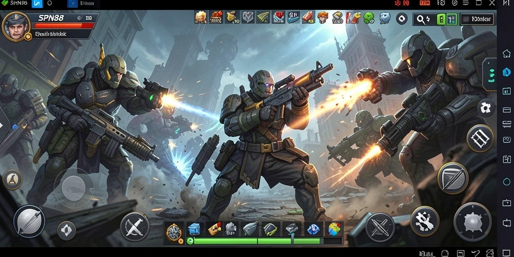 Tampilan gameplay SPN88 dengan aksi strategis menegangkan.