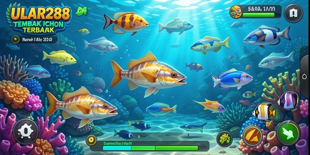 Screenshot utama ULAR288 menampilkan aksi tembak ikan yang seru.